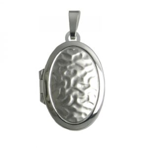 Ovales Silber Medaillon Linda
